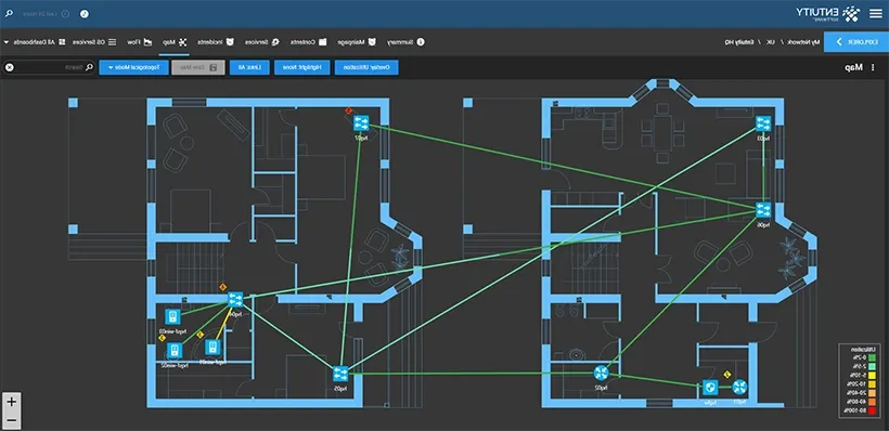 network map example physical